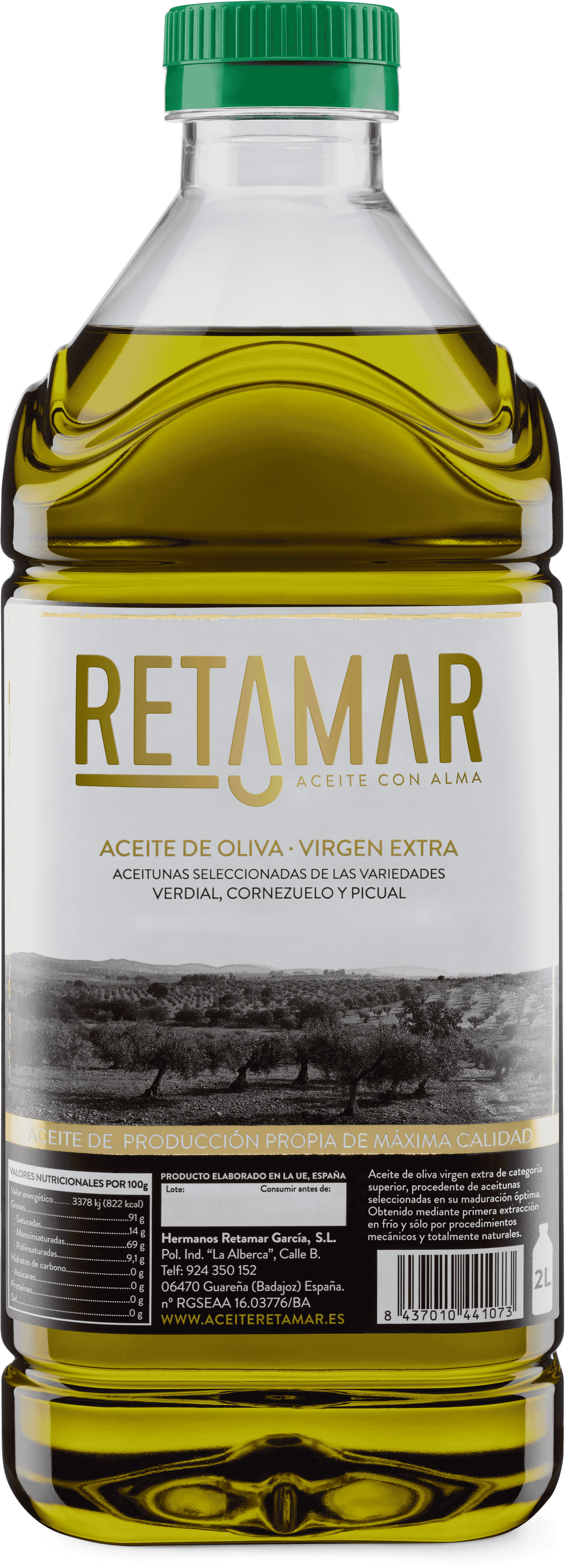 Aceite de oliva virgen extra 2L